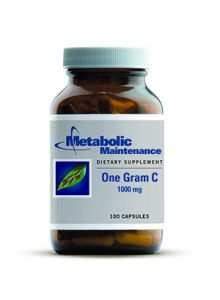 Metabolic maintenance One Gram C pH 2.4  (Pure Ascorbic Acid)