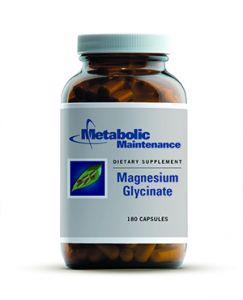 Metabolic maintenance Magnesium Glycinate  180 CAPS