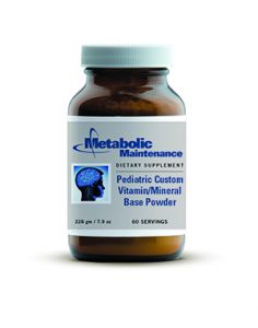 Metabolic maintenance Pediatric Custom Vitamin/Mineral Base Powder