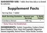 Super Cranberry Extract 100 mg - Chewable Tablets 100tabs