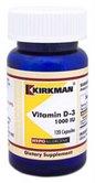 Киркман Vitamin D-3 1000 IU - Hypoallergenic 120 ct 