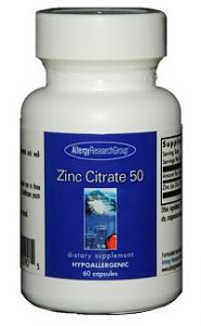 АРГ Zinc Citrate 50 Mg 60 Vegetarian Caps