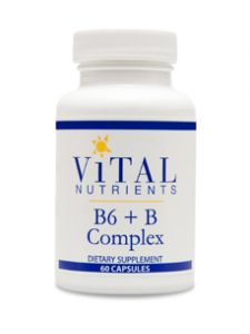 Vital Nutrients, B-COMPLEX W/HIGH B-6 60 CAPS