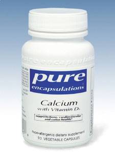 Pure Encapsulations, CALCIUM WITH VITAMIN D3 90 CAPS