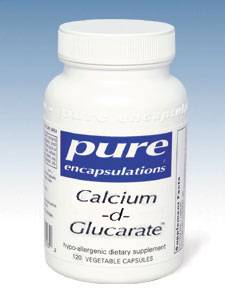 Pure Encapsulations, CALCIUM-D-GLUCARATE 500 MG 120 VCAPS
