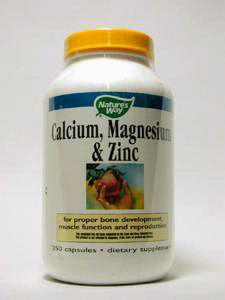 Nature's Way, CALCIUM, MAGNESIUM & ZINC 250 CAPS