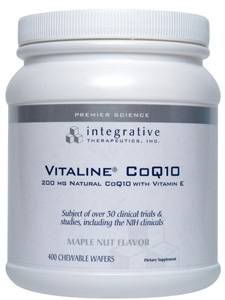 Integrative Therapeutics, COQ10 MAPLE NUT FLAVOR 200 MG 400 CHEW
