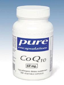 Pure Encapsulations, COQ10 60 MG 250 VCAPS