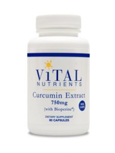Vital Nutrients, CURCUMIN EXTRACT 750 MG 60 VCAPS
