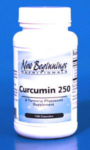 New Beginnings Curcumin 250 - 100 caps