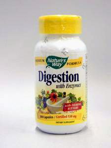 Nature's Way, DIGESTION WITH ENZYMES 100 CAPS