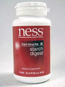 Ness Enzymes, STARCH DIGEST #2 180 CAPS