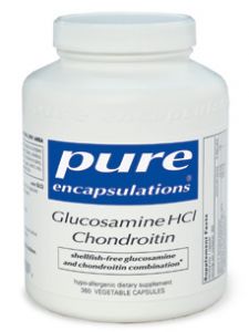 Pure Encapsulations, GLUCOSAMINE HCL CHONDROITIN 360 VCAPS