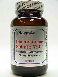 Metagenics, GLUCOSAMINE SULFATE 750 MG 60 TABS