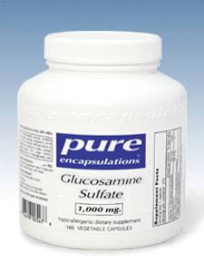 Pure Encapsulations, GLUCOSAMINE SULFATE 1000 MG 180 VCAPS