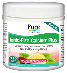 Pure Essence Labs, Ionic-Fizz™ Calcium Plus™, mixed berry, 210 gm