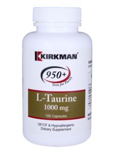 KirkmanLabs professional, L-TAURINE 1000 MG 100 CAPS