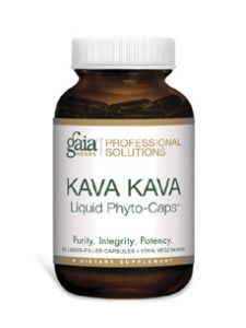 Gaia Herbs (Professional Solutions), KAVA KAVA 60 LVCAPS