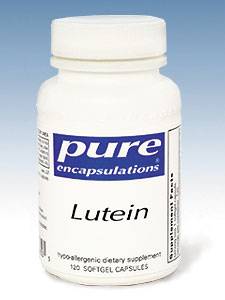 Pure Encapsulations, LUTEIN 20 MG 120 GELS