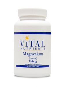 Vital Nutrients, MAGNESIUM (CITRATE) 150 MG 100 CAPS