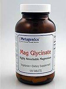 Metagenics, MAG GLYCINATE 200 MG 120 TABS