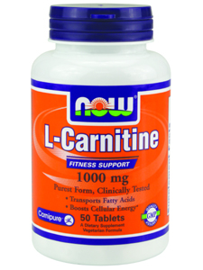 Now Foods, L-CARNITINE 1000MG 50TABS
