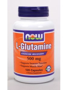 Now Foods, L-GLUTAMINE 500 MG 120 CAPS