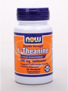 Now Foods, L-THEANINE 200 MG 60 VCAPS