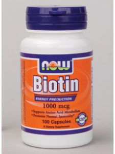 Now Foods, BIOTIN 1000 MCG 100 CAPS