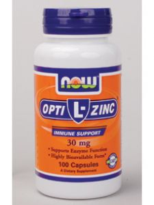 Now Foods, L-OPTIZINC 30 MG 100 CAPS 