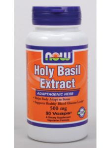 Now Foods, HOLY BASIL EXTRACT 500 MG 90 VCAPS 