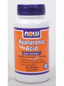 Now Foods, HYALURONIC ACID 100 MG 60 VCAPS