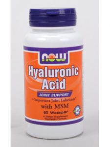 Now Foods, HYALURONIC ACID WITH MSM 60 VCAPS