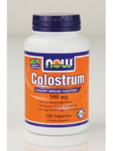 Now Foods, COLOSTRUM 500 MG 120 CAPS