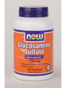 Now Foods, GLUCOSAMINE SULFATE 750 MG 120 CAPS