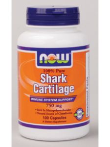 Now Foods, SHARK CARTILAGE 750 MG 100 CAPS 