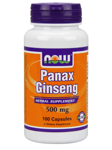 Now Foods, PANAX GINSENG 500 MG 100 CAPS