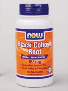 Now Foods, BLACK COHOSH EXTRACT 80 MG 90 CAPS