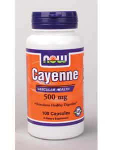 Now Foods, CAYENNE 500 MG 100 CAPS