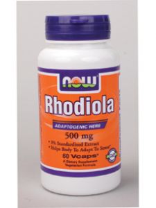 Now Foods, RHODIOLA 500 MG 60 VCAPS
