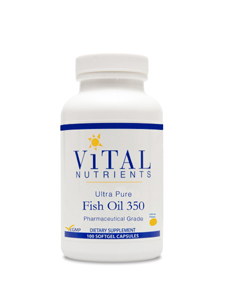Vital Nutrients, ULTRA PURE FISH OIL 350 100 GELS