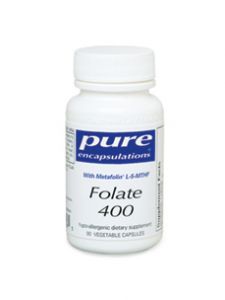 Pure Encapsulations, FOLATE 400 MCG 90 VCAPS