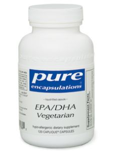 Pure Encapsulations, EPA/DHA VEGETARIAN 120 CAPS