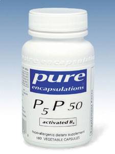 Pure Encapsulations, P5P50 (ACTIVATED B-6) 180 VCAPS