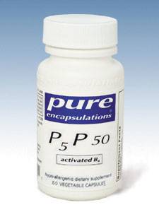 Pure Encapsulations, P5P50 (ACTIVATED B-6) 60 VCAPS
