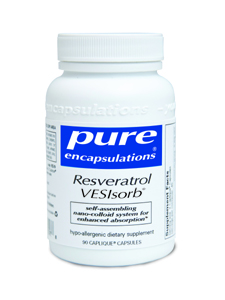 Pure Encapsulations, RESVERATROL VESISORB 90 CAPS