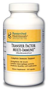 Researched Nutritional Transfer Factor Multi-Immune(mushroom-free) 60 caps 