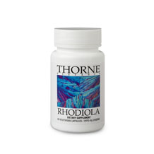 Thorne Rhodiola 60 Vegetarian Capsules
