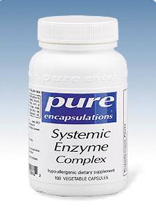 Pure Encapsulations, SYSTEMIC ENZYME COMPLEX 180 VCAPS 
