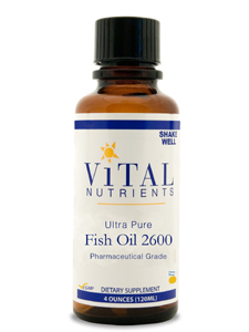 Vital Nutrients, ULTRA PURE FISH OIL 2600 4OZ